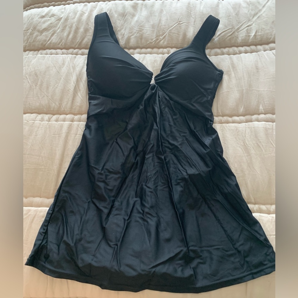Shore Shapes Swimsuit Black Size 10 - gently worn